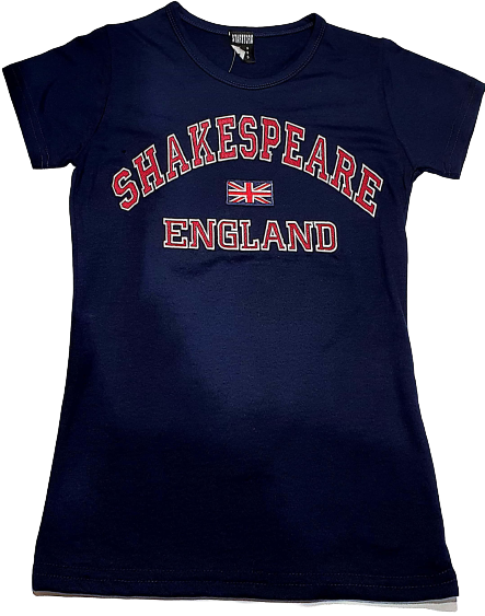 Shakespeare T Shirts Navy Blue