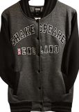 Shakespeare Baseball Jacket Charcoal