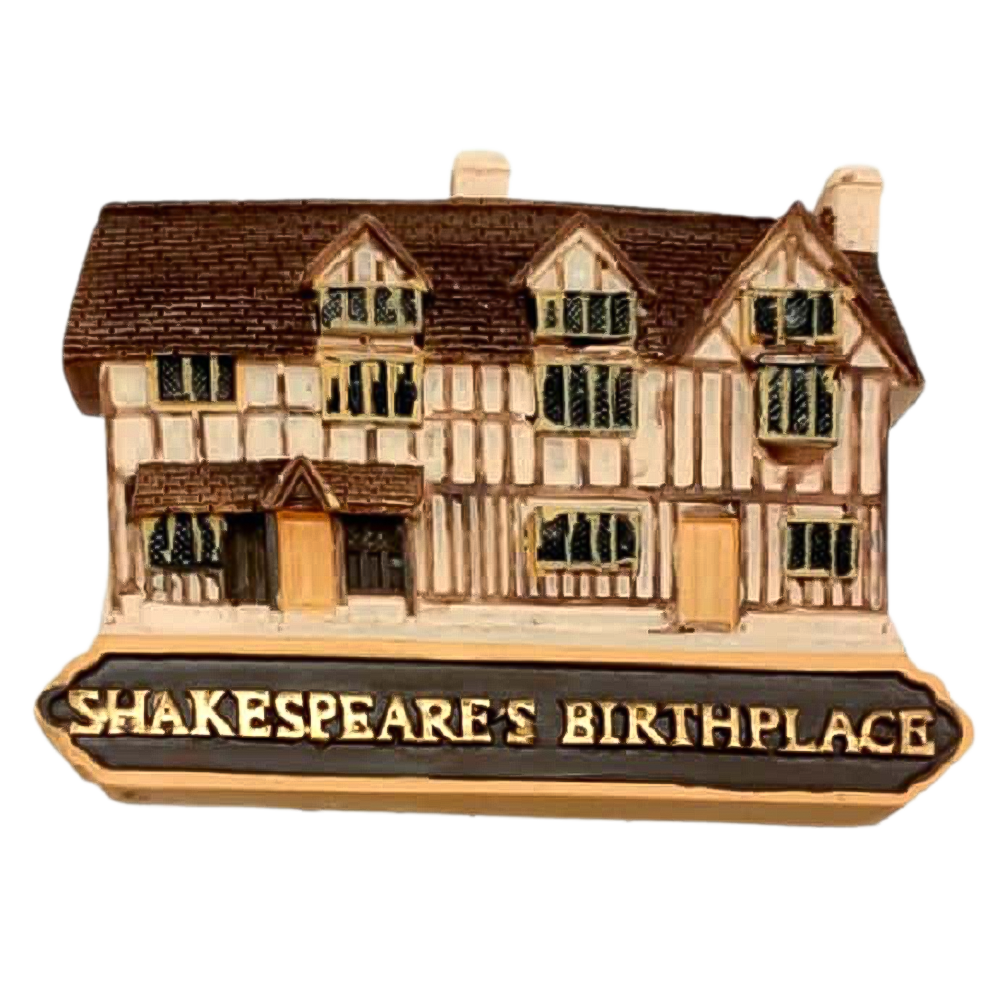 Shakespeare Birthplace Resin Magnet