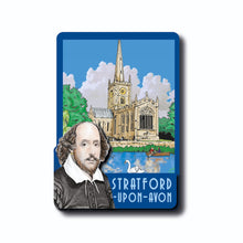 Load image into Gallery viewer, Shakespeare Fiberboard Epoxy Magnet