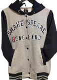 Shakespeare Hooded BaseBall Jacket