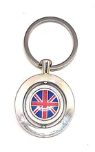 Load image into Gallery viewer, Shakespeare Union Jack Spinner Keyring