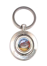 Load image into Gallery viewer, Shakespeare Union Jack Spinner Keyring - Britishsouvenir