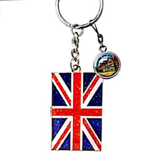 Load image into Gallery viewer, Shakespeare&#39;s Birthplace Cameo UJ Glitter Keyring