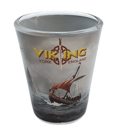 Shot Glass York Viking ship