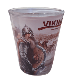 Shot glass York viking soldier