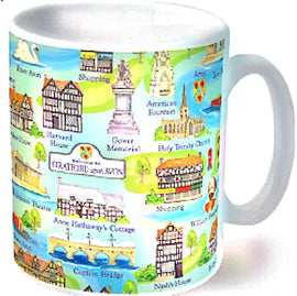 Stratford Upon Avon Icons Mug - britishsouvenir