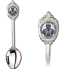 Load image into Gallery viewer, Stratford Upon Avon Shakespeare Cameo Silver Plated Spoon