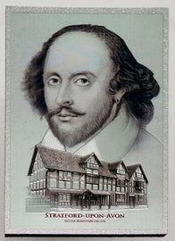 Stratford Upon Avon Vertical Foil Magnet - britishsouvenir