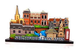 Stratford Upon Avon Wood Shelf Ornament - Britishsouvenir