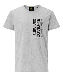 Nothing Scares Me - Grey Cotton T-Shirt