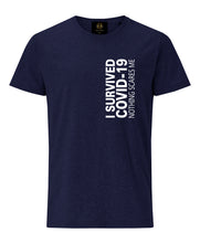 Load image into Gallery viewer, Nothing Scares Me - Navy Blue Cotton T-Shirt
