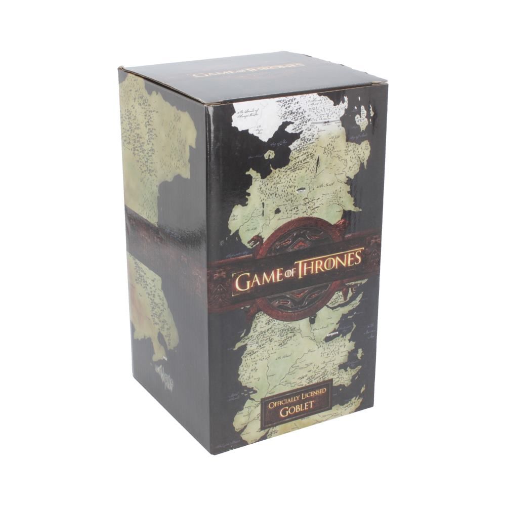 The Seven Kingdoms Game Of Thrones Goblet  17.5cm - Britishsouvenirs