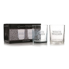 Load image into Gallery viewer, Game of Thrones 2 Glass Tumblers set - White Walker GOT - Pridesouvenirs