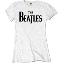 Load image into Gallery viewer, The Beatles Ladies T-shirt: Drop T Logo-britishsouvenirs