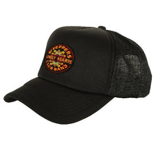 Load image into Gallery viewer, The Beatles Unisex Baseball Cap : Sgt Pepper Drum (Mesh Black)