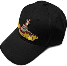 Load image into Gallery viewer, The Beatles Unisex Baseball Cap: Yellow Submarine (Black)
