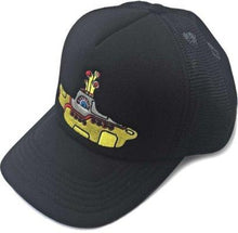 Load image into Gallery viewer, The Beatles Unisex Baseball Cap: Yellow Submarine (Mesh Black