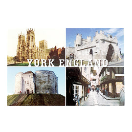Tin magnet York collage-03 | York Souvenirs