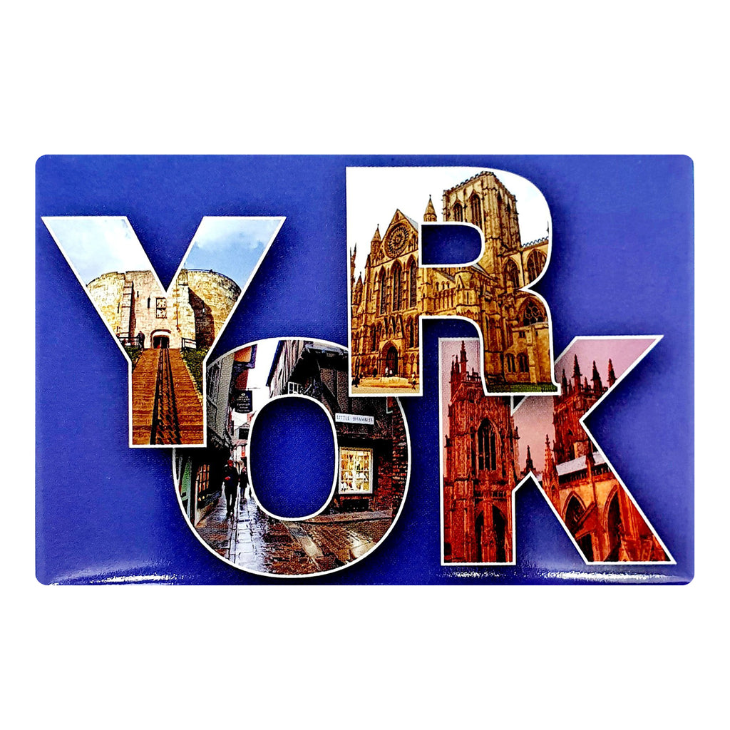 Tin magnet word York | Viking gifts