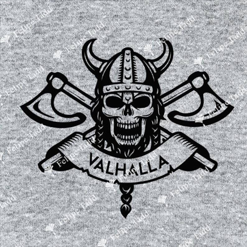 Valhalla's Vengeance T-Shirt- Grey - Britishsouvenirs