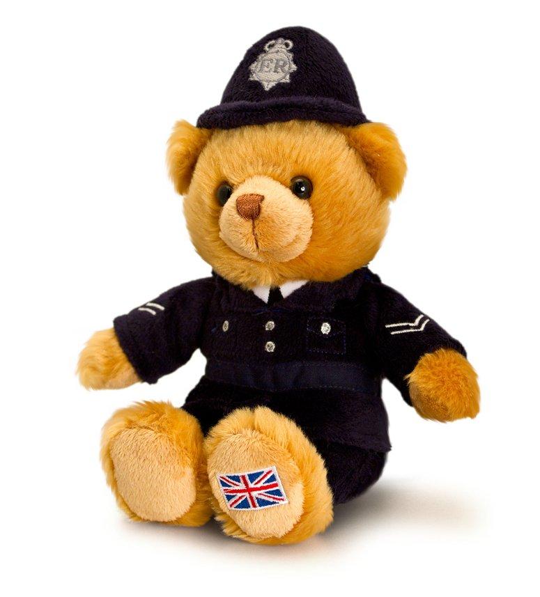 Policeman Bear Plush Toy- 19cm