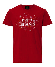 Load image into Gallery viewer, Merry Christmas T-Shirt- Red | christmas ladies tshirt