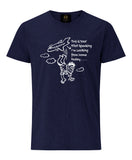 Pilot Working From Home Navy T-shirt