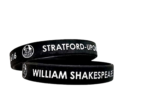 Wristband With Shakespeare Writing