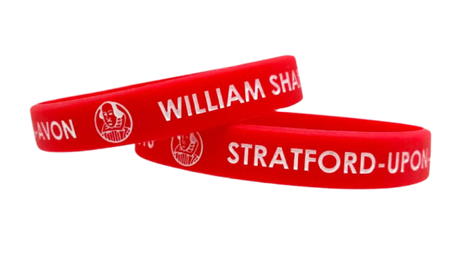 Wristband With Shakespeare Writing