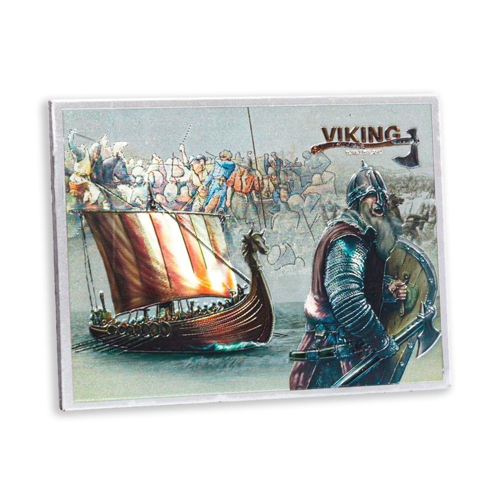 York Viking Foil Fridge Magnet | York gifts