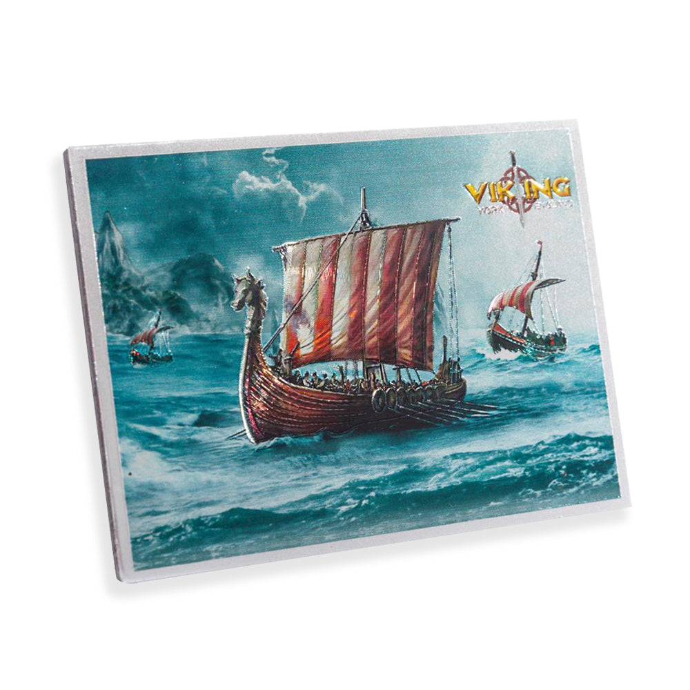 York Viking Foil Stamped Fridge Magnet | York gifts