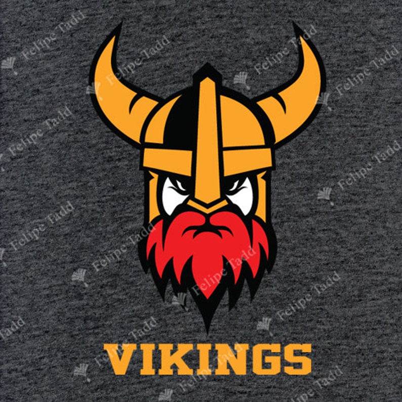 Viking Helmet embroidered T-shirt- Charcoal Melange -Britishsouvenirs