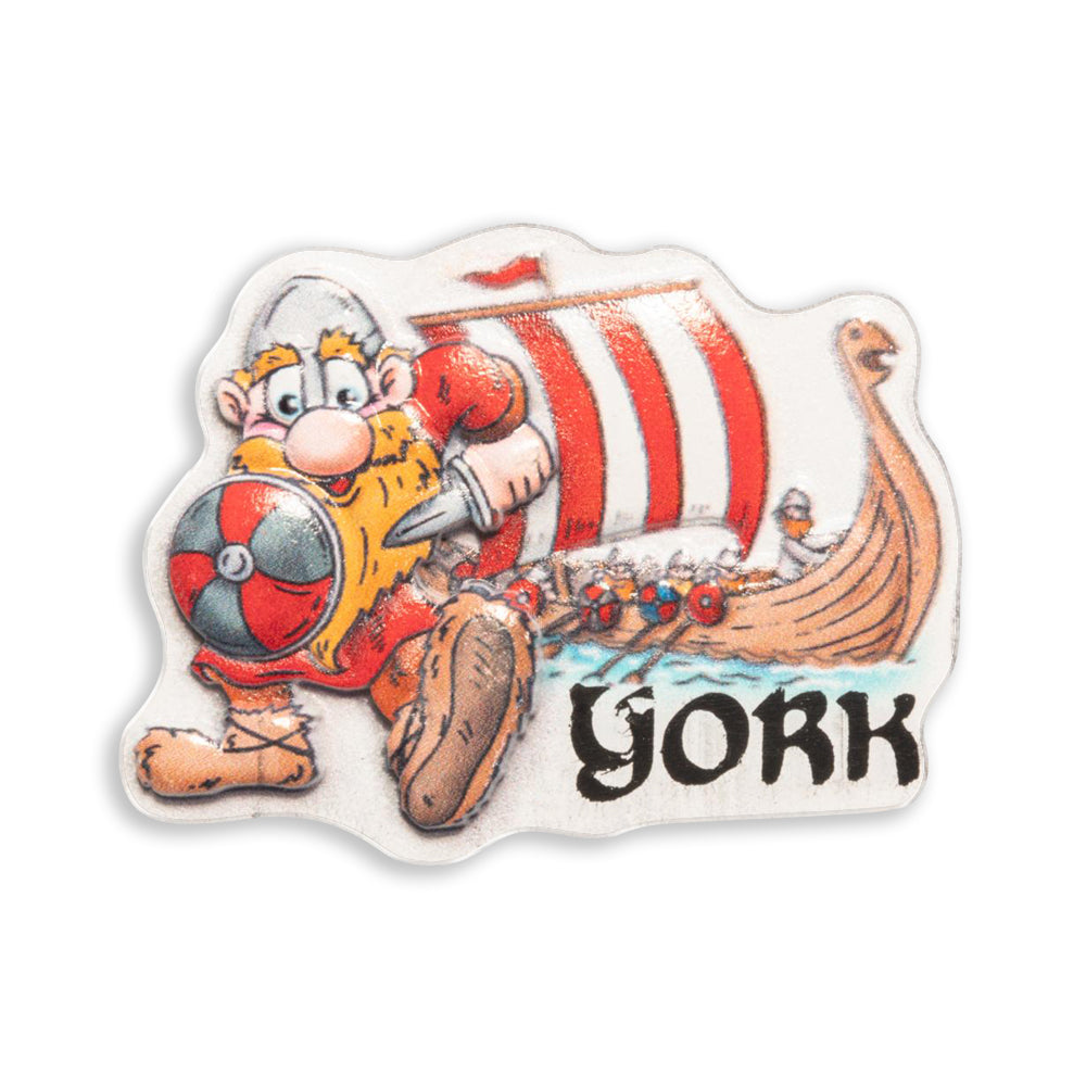 York Viking Ship Resin Fridge Magnet | Viking souvenirs