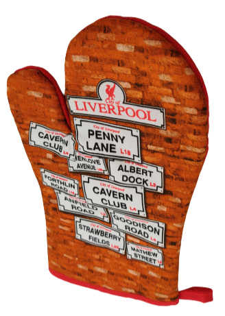 Liverpool Street Names Oven Glove