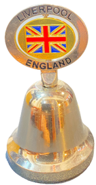Liverpool Union Jack Spinner Metal Bell