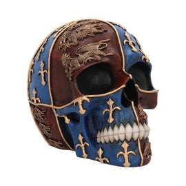 Medieval Skull English Heraldry Figurine