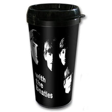Load image into Gallery viewer, The Beatles Travel Mug: With The Beatles (Plastic Body)