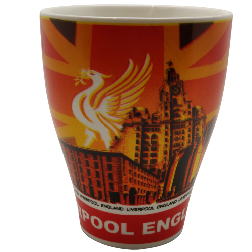 Liverpool Themed Orange Coffee Mug
