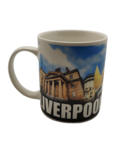 Load image into Gallery viewer, LIverpool Collage Blue Mini Mug