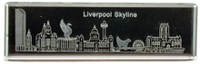 Load image into Gallery viewer, Liverpool Skyline Crystal Glass - Small Size