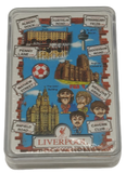 Liverpool Collage and Street Names Playing Card