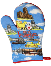 Load image into Gallery viewer, Liverpool Collage Oven Glove