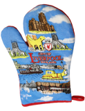 Liverpool Collage Oven Glove