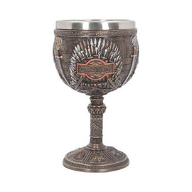 Iron Throne Game Of Thrones Goblet 17cm - Britishsouvenir