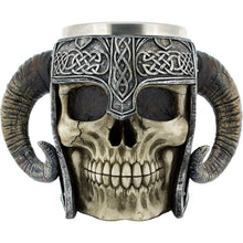 Load image into Gallery viewer, Viking Skull Tankard - britishsouvenirs