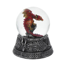 Load image into Gallery viewer, Enchanted Ruby Snow Globe 10cm - britishsouvenir