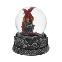 Load image into Gallery viewer, Enchanted Ruby Snow Globe 10cm - britishsouvenir