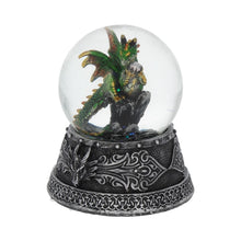 Load image into Gallery viewer, Enchanted Emerald Snow Globe 10cm - britishsouvenir